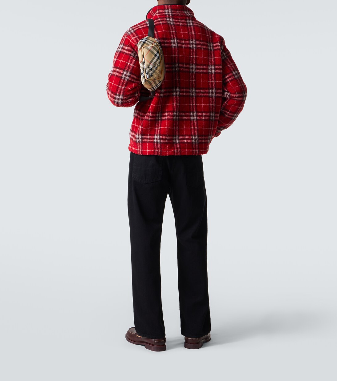 Burberry Check embroidered belt bag | Burberry