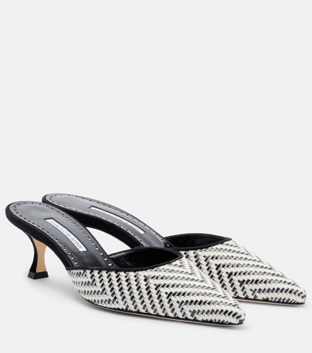 BB woven pumps | Manolo Blahnik