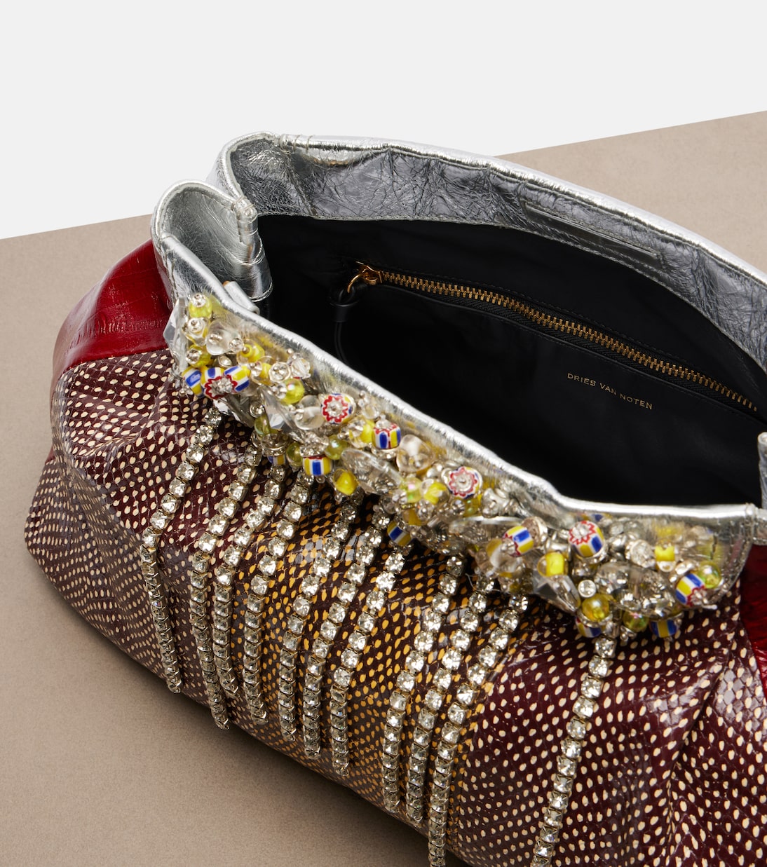 Blossom S号漆皮斜挎包 | Dries Van Noten