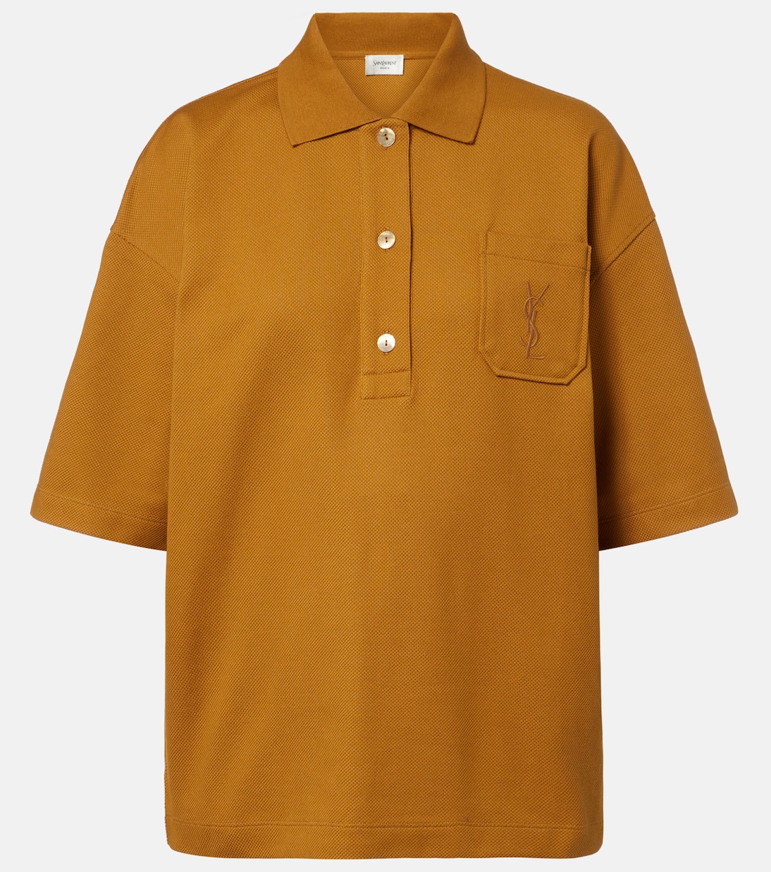 Cassandre cotton polo shirt | Saint Laurent
