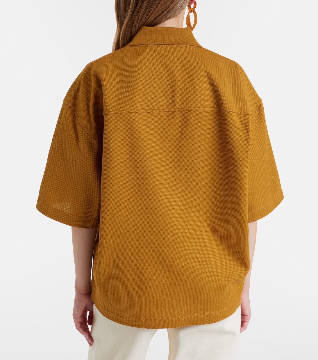 Cassandre cotton polo shirt | Saint Laurent