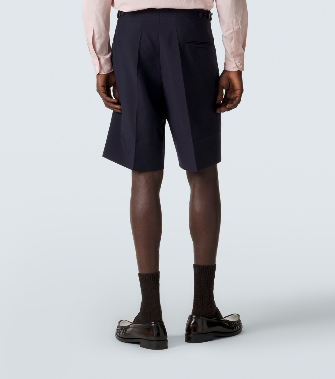 Bermuda-Shorts aus Wolle und Mohair | Prada