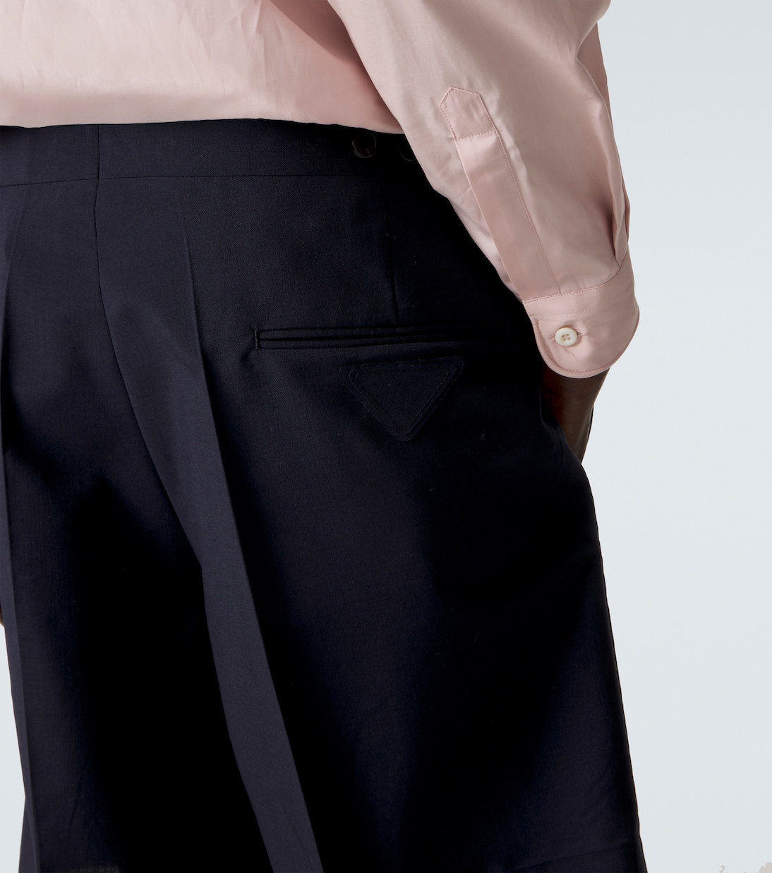 Bermuda-Shorts aus Wolle und Mohair | Prada