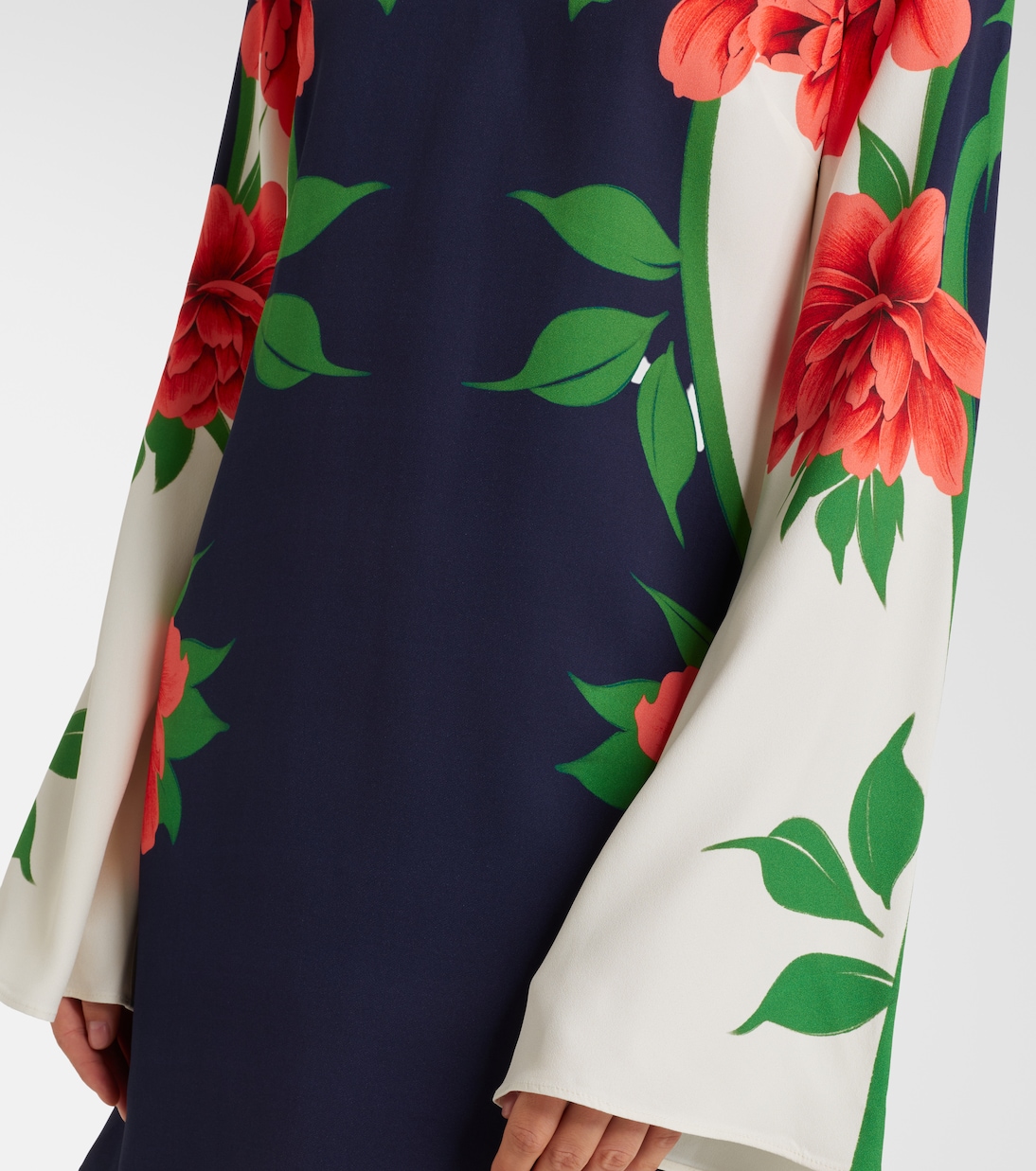 Bedrucktes Minikleid Supremes aus Satin | La DoubleJ