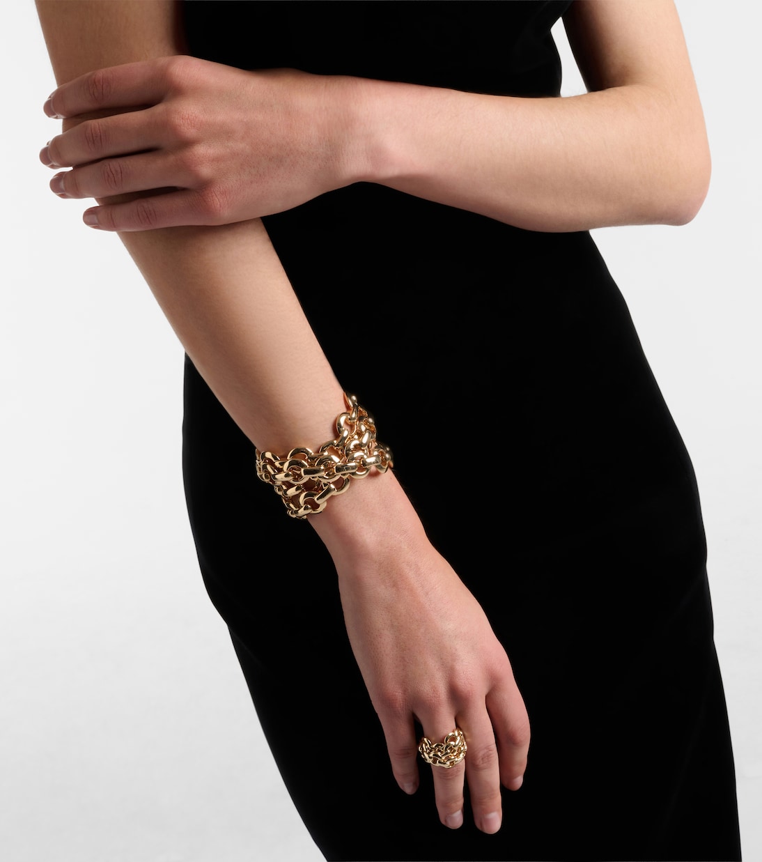 14kt gold-plated chain necklace | Jennifer Fisher