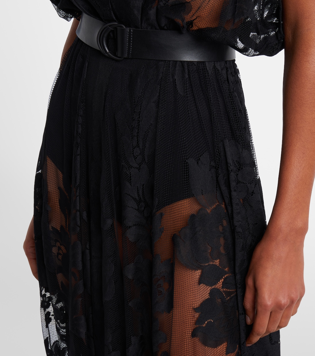 Hemdblusenkleid aus Spitze | Norma Kamali