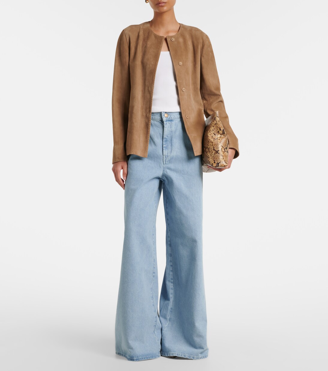 High-rise wide-leg jeans | Max Mara