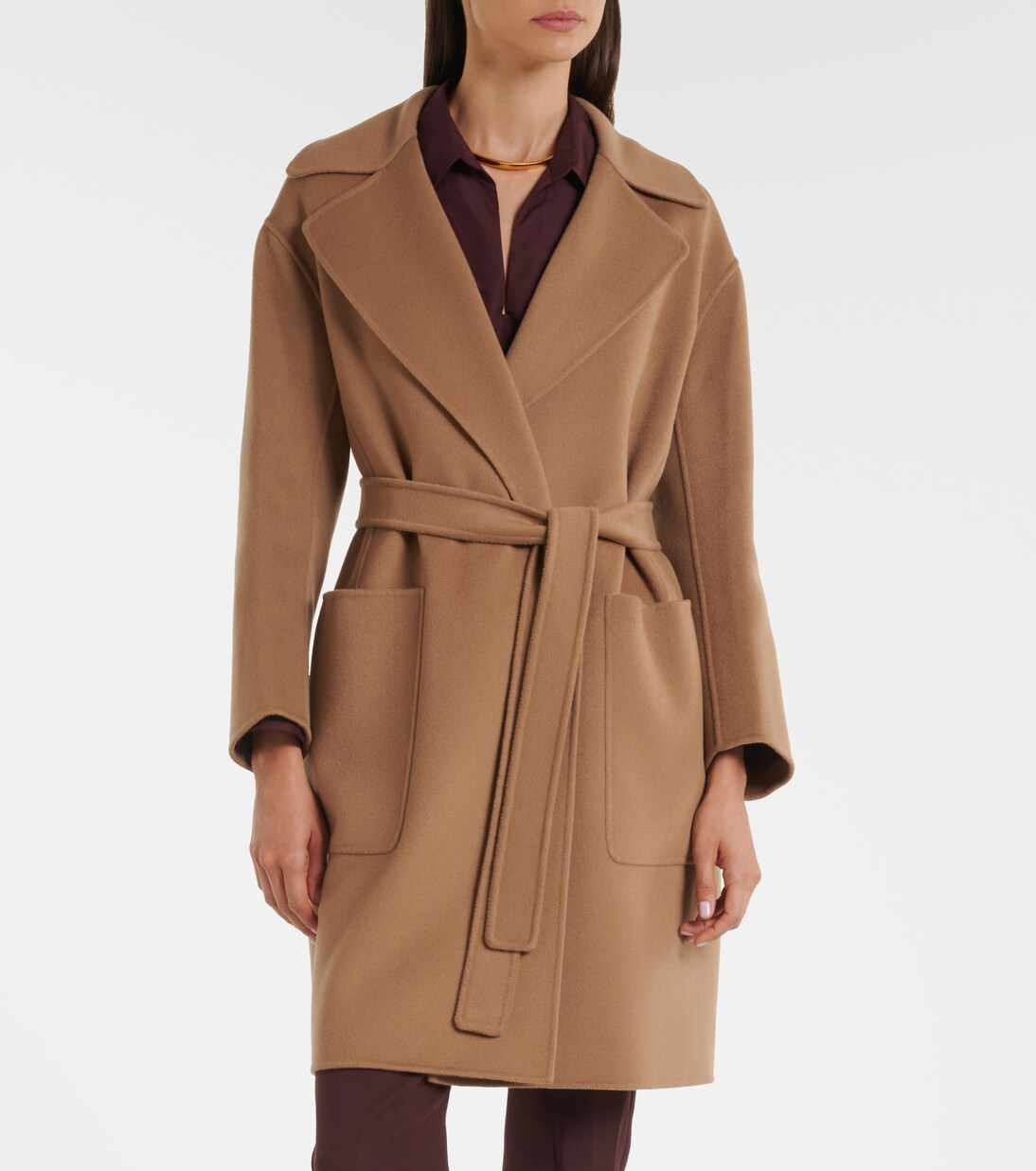 Virgin wool wrap coat | 'S Max Mara