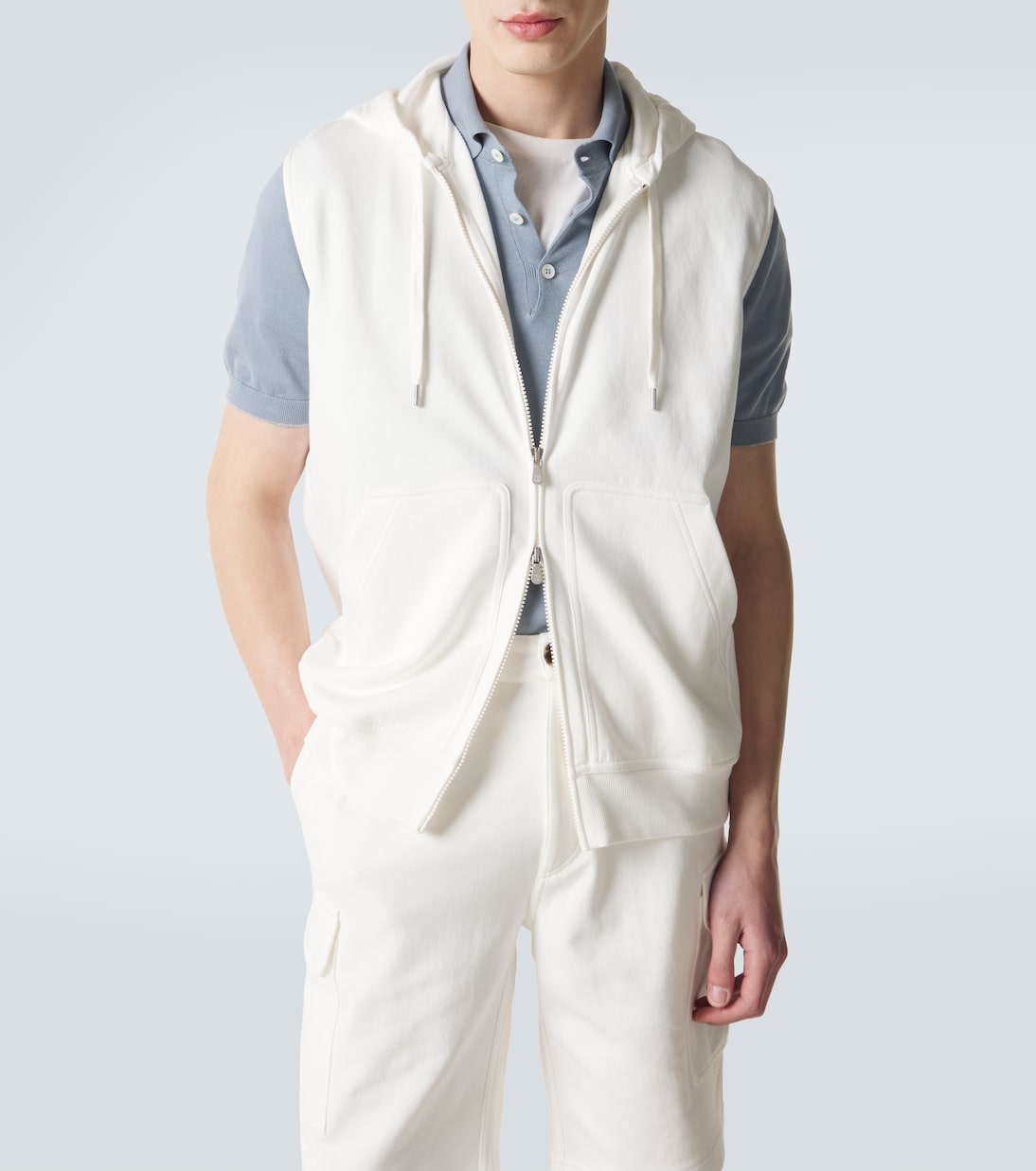 Cotton-blend hoodie | Brunello Cucinelli
