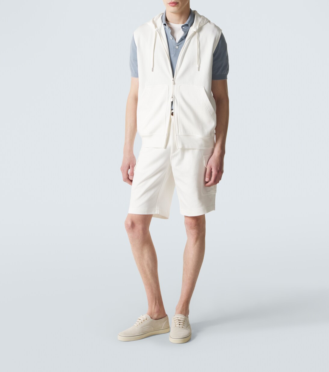 Cotton-blend hoodie | Brunello Cucinelli