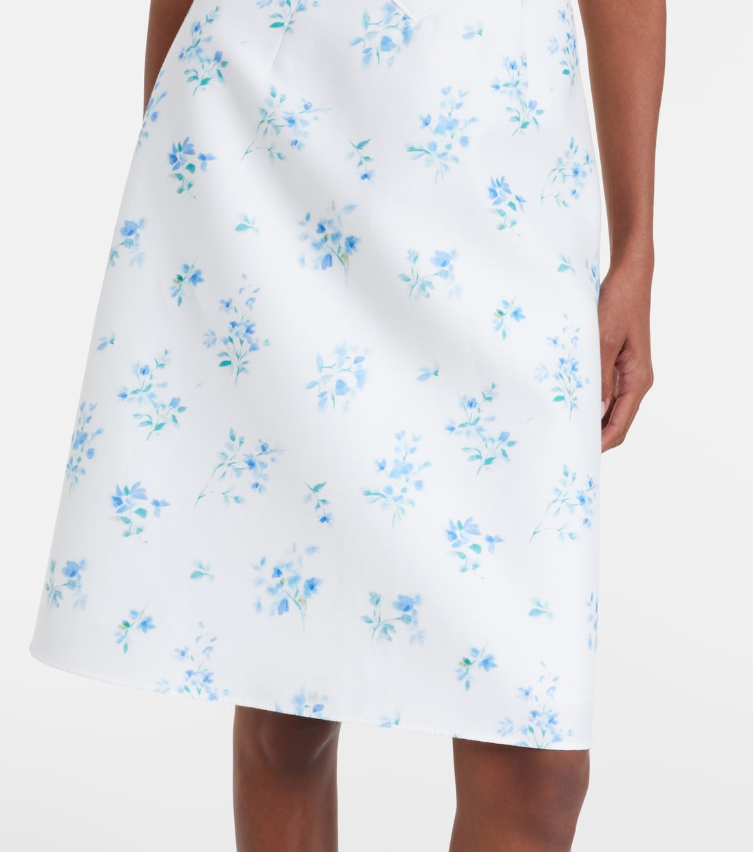 Floral halterneck cotton minidress | Shushu/Tong