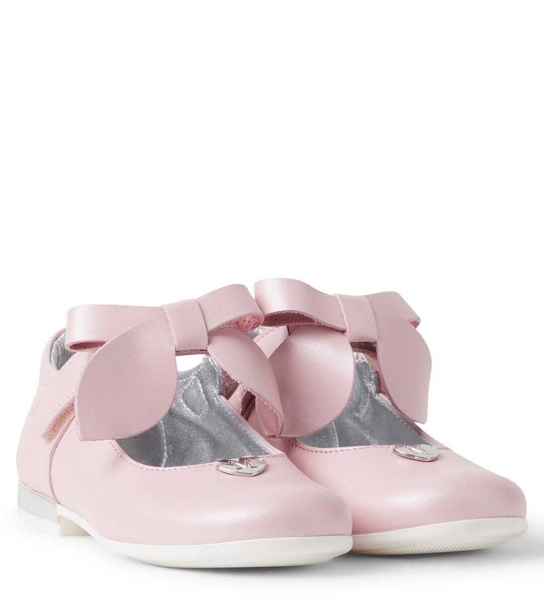 Bébé – Ballerines en cuir à nœud | Monnalisa