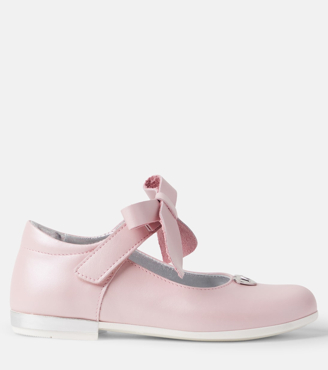 Bébé – Ballerines en cuir à nœud | Monnalisa