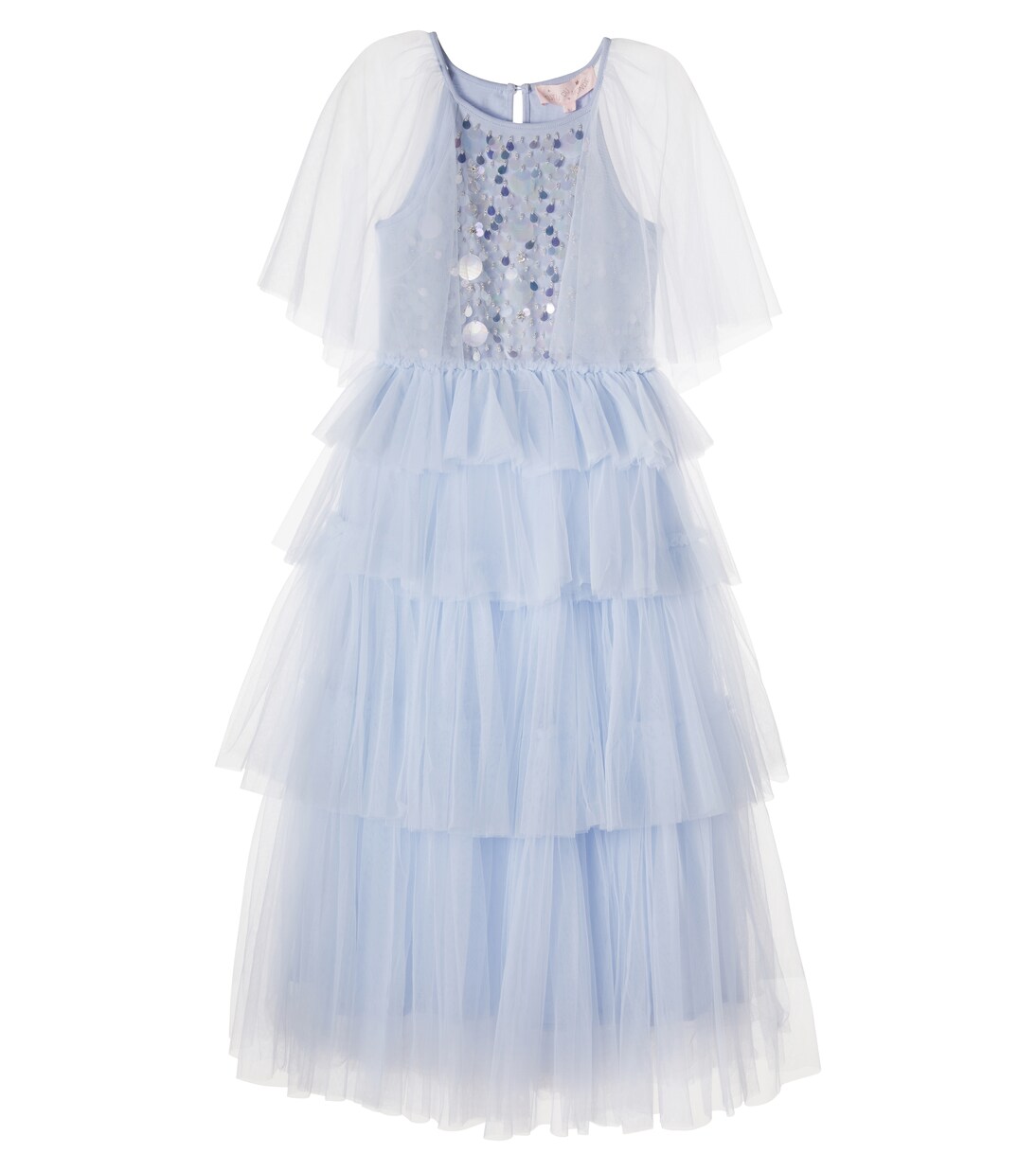 Abito Flutter Cape a balze in tulle | Tutu Du Monde