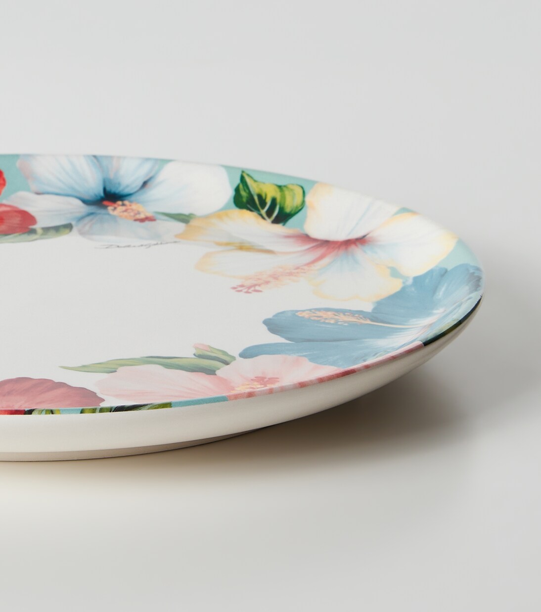 Floral ceramic dinner plate | Dolce&Gabbana Casa