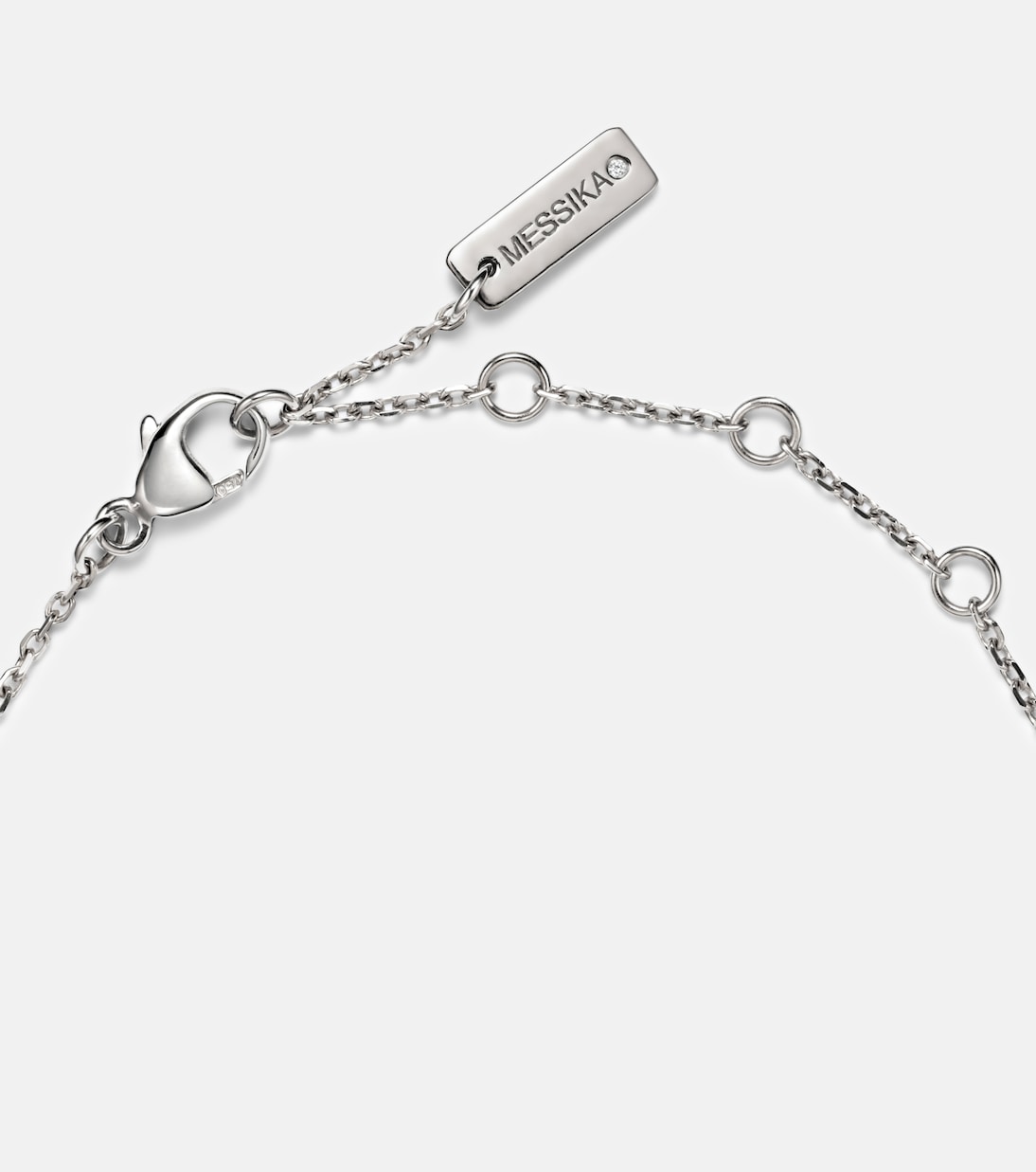 Pulsera Baby Move de oro blanco de 18 ct con diamantes | Messika