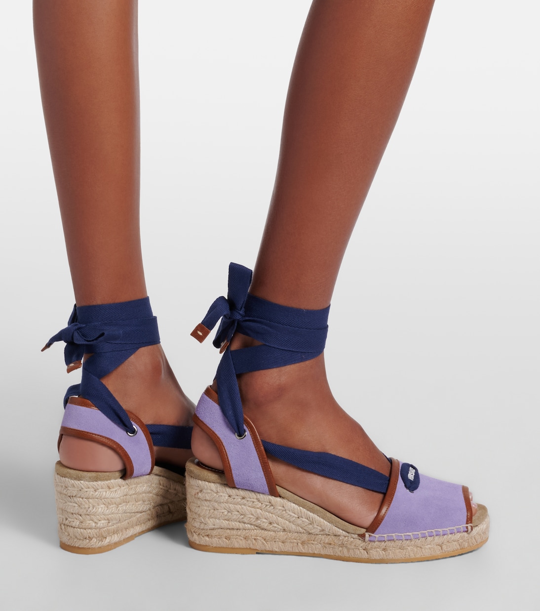 Lola suede espadrille wedges | Versace