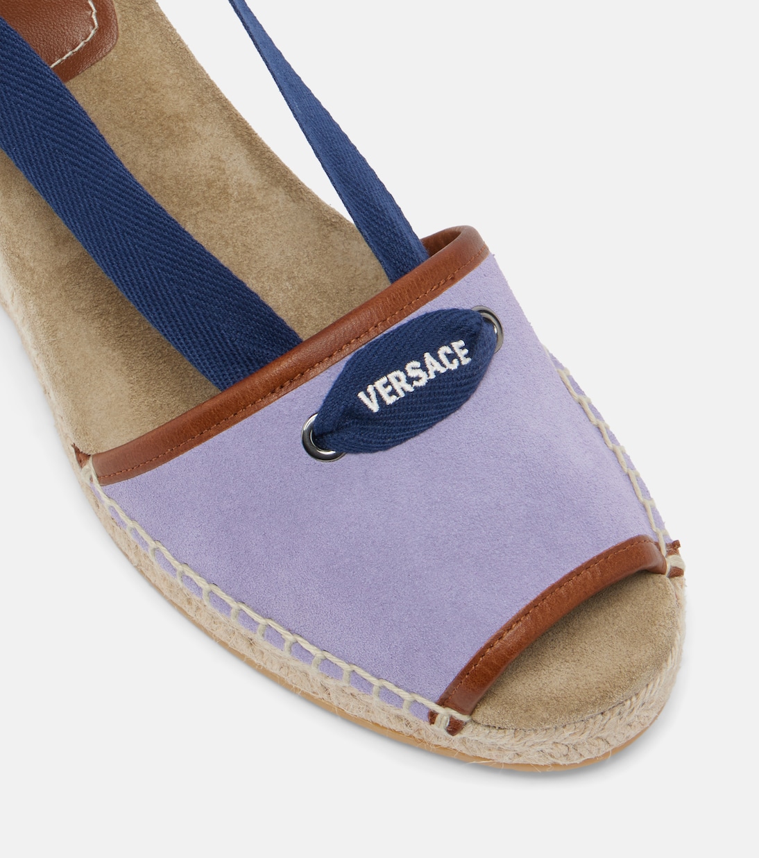 Lola suede espadrille wedges | Versace