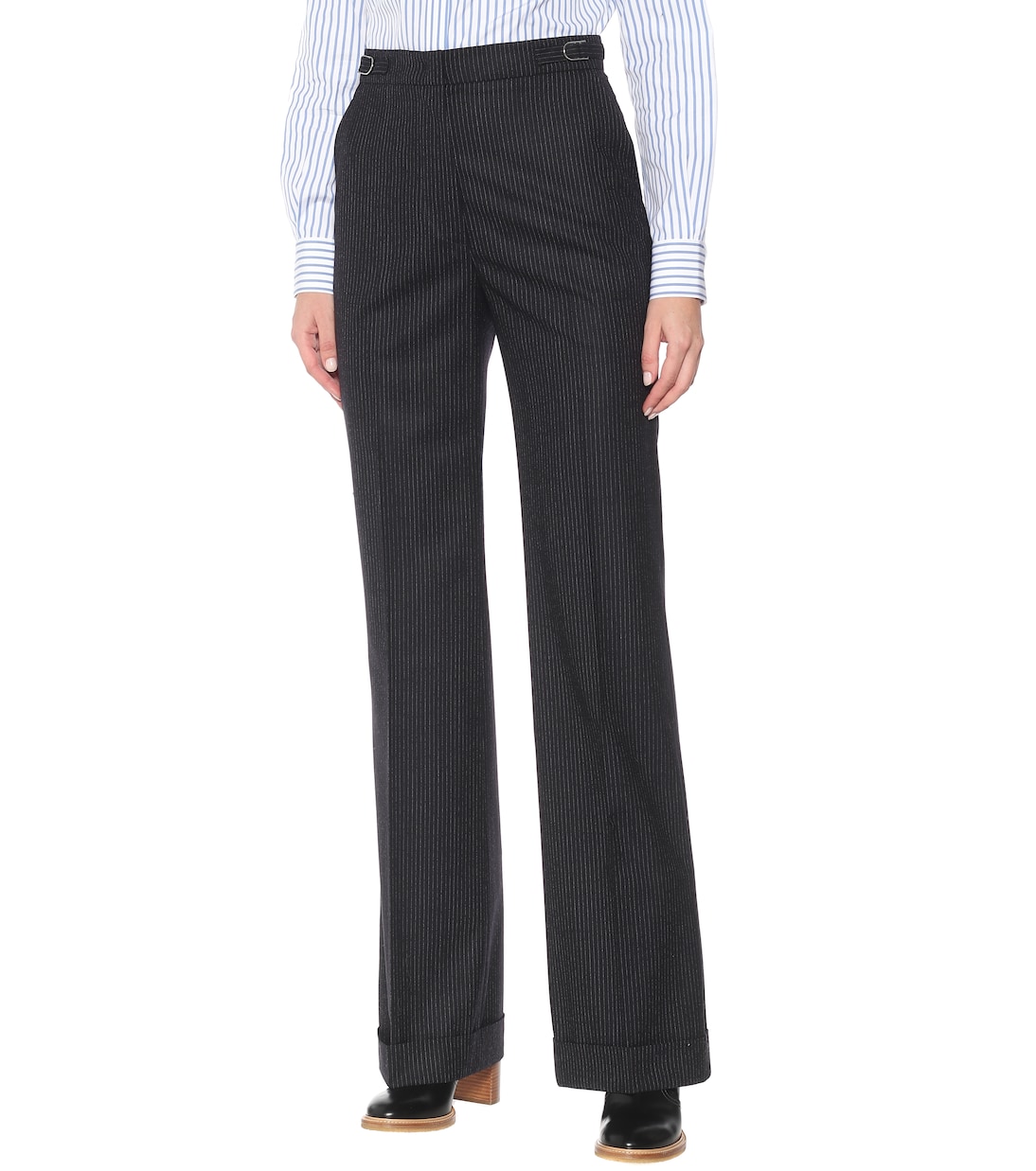 Pantalon Shipton évasé en laine mélangée | Gabriela Hearst