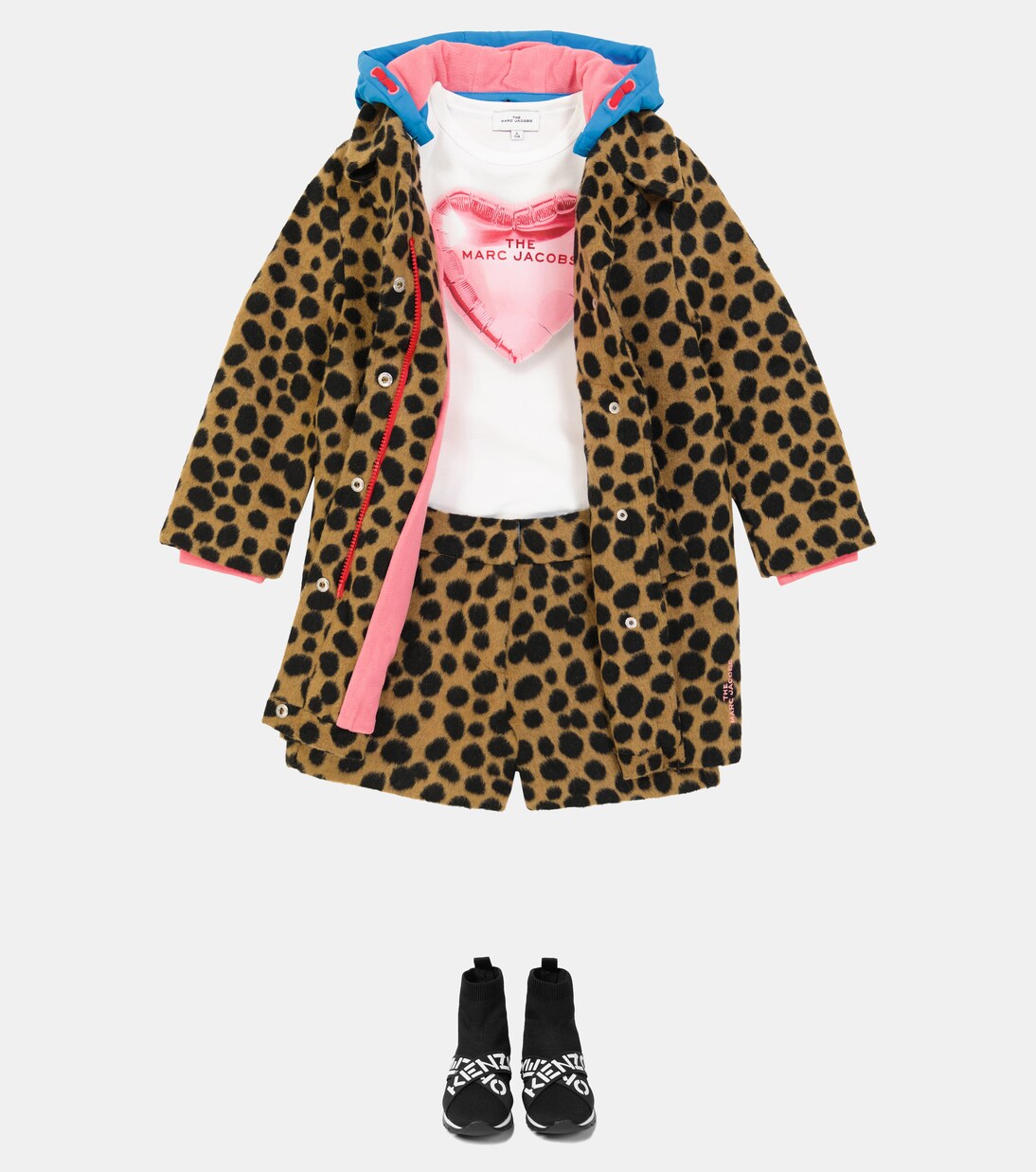 Leopard-printed shorts | Marc Jacobs Kids