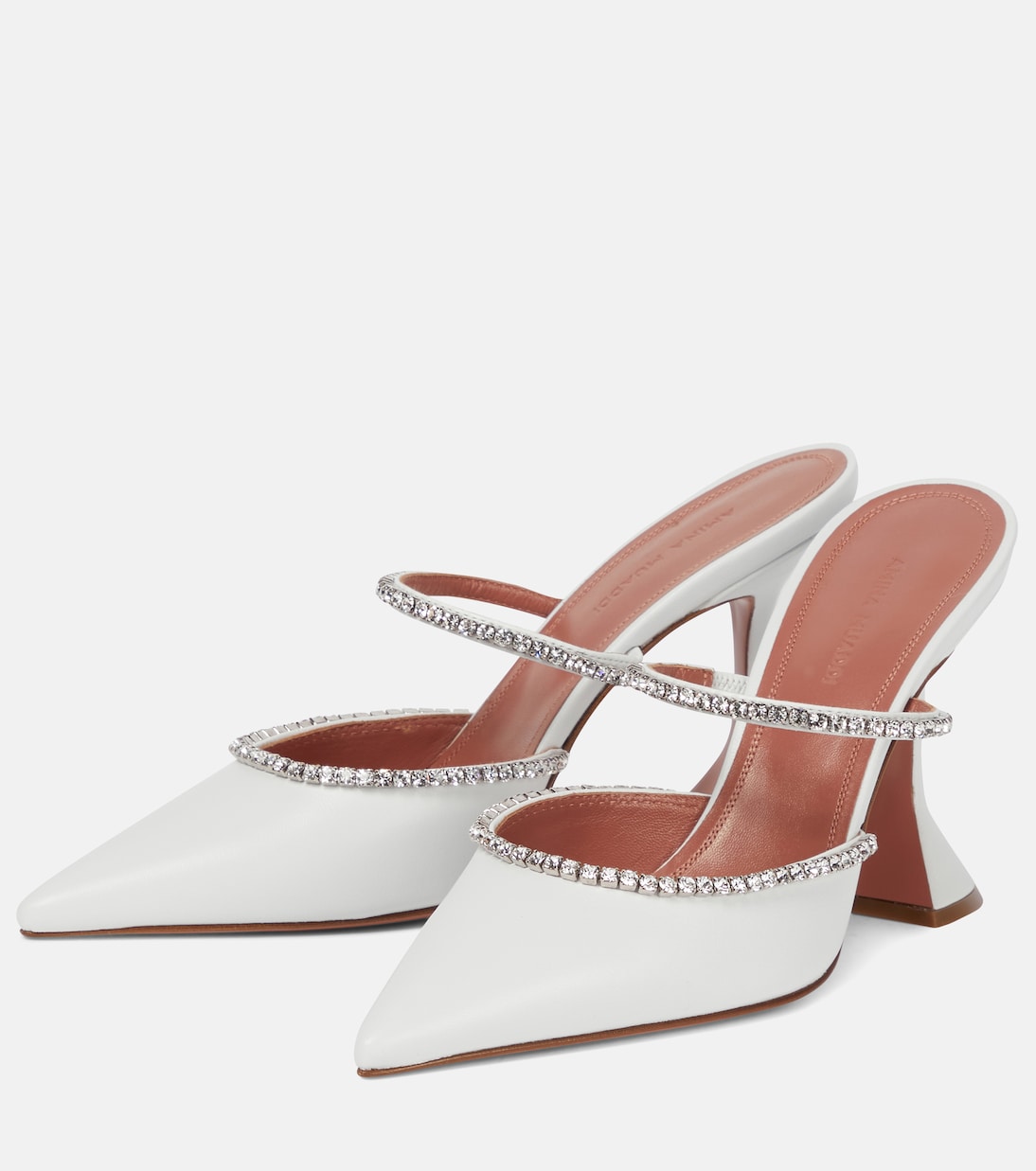 Gilda embellished leather mules | Amina Muaddi