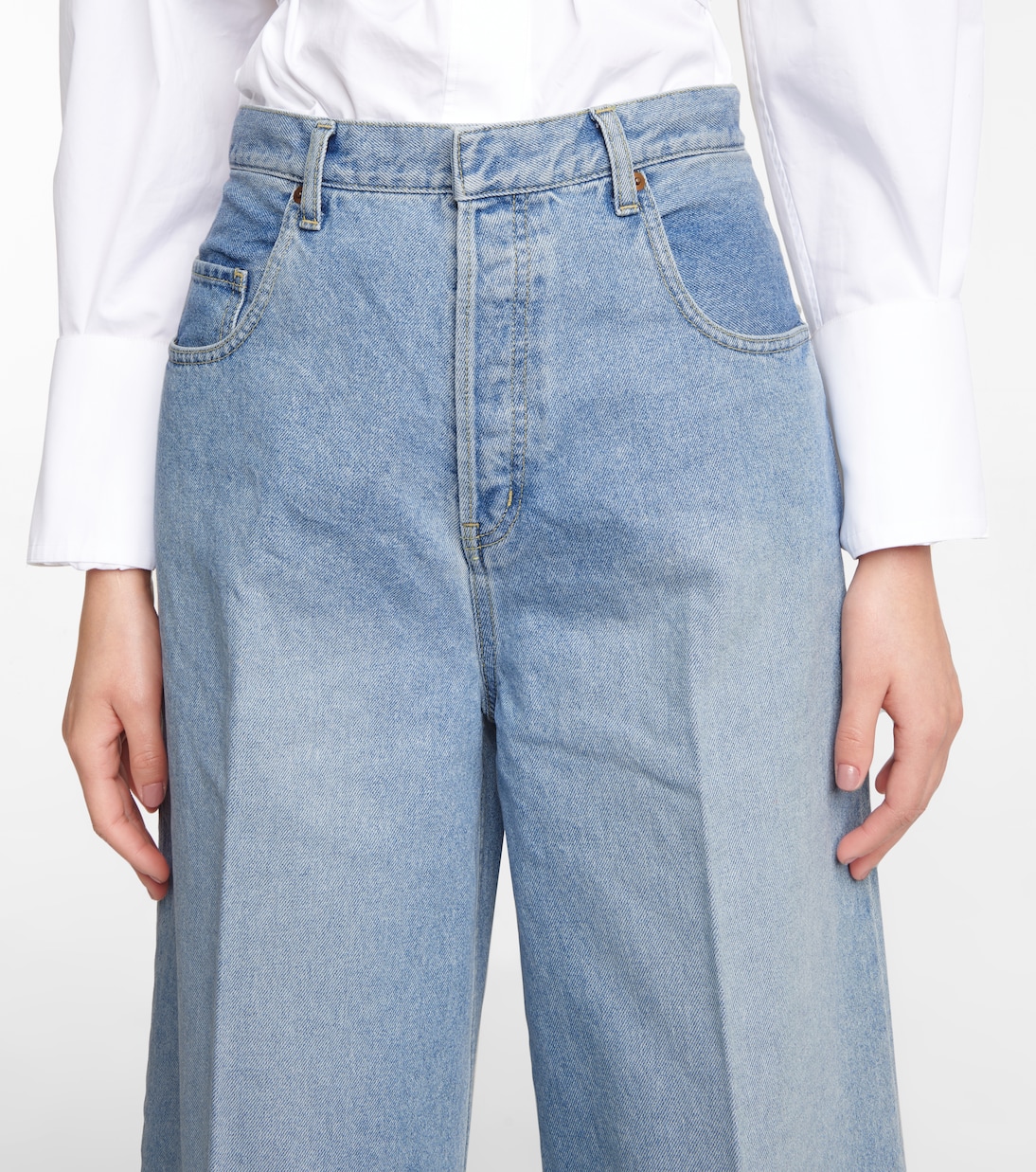 Wide-Leg High-Rise Jeans | Petar Petrov