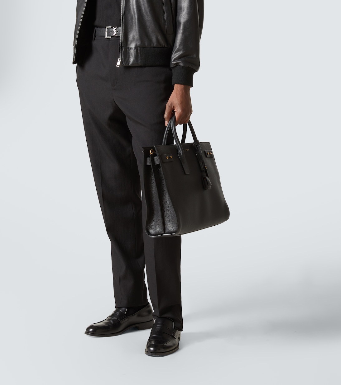 حقيبة يد من الجلد Sac De Jour Thin Large | Saint Laurent