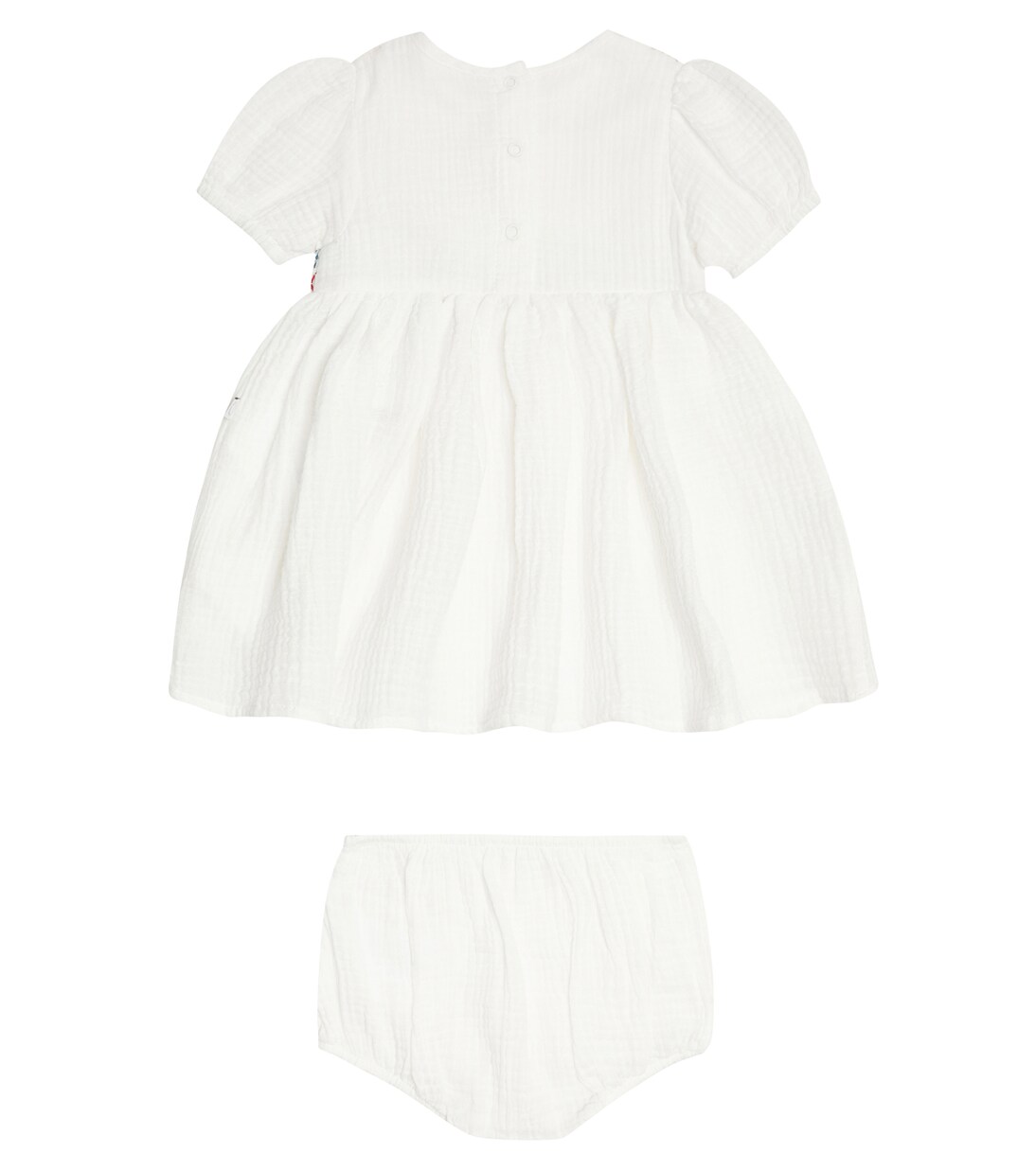 Baby set of cotton dress and bloomers | Stella McCartney Kids