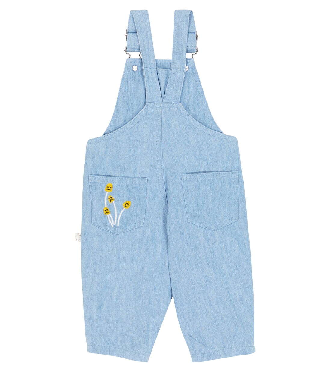 Baby embroidered denim overalls | Stella McCartney Kids