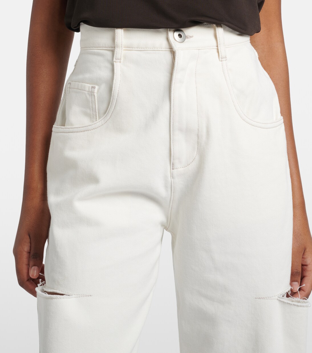 High-rise straight leg jeans | Maison Margiela