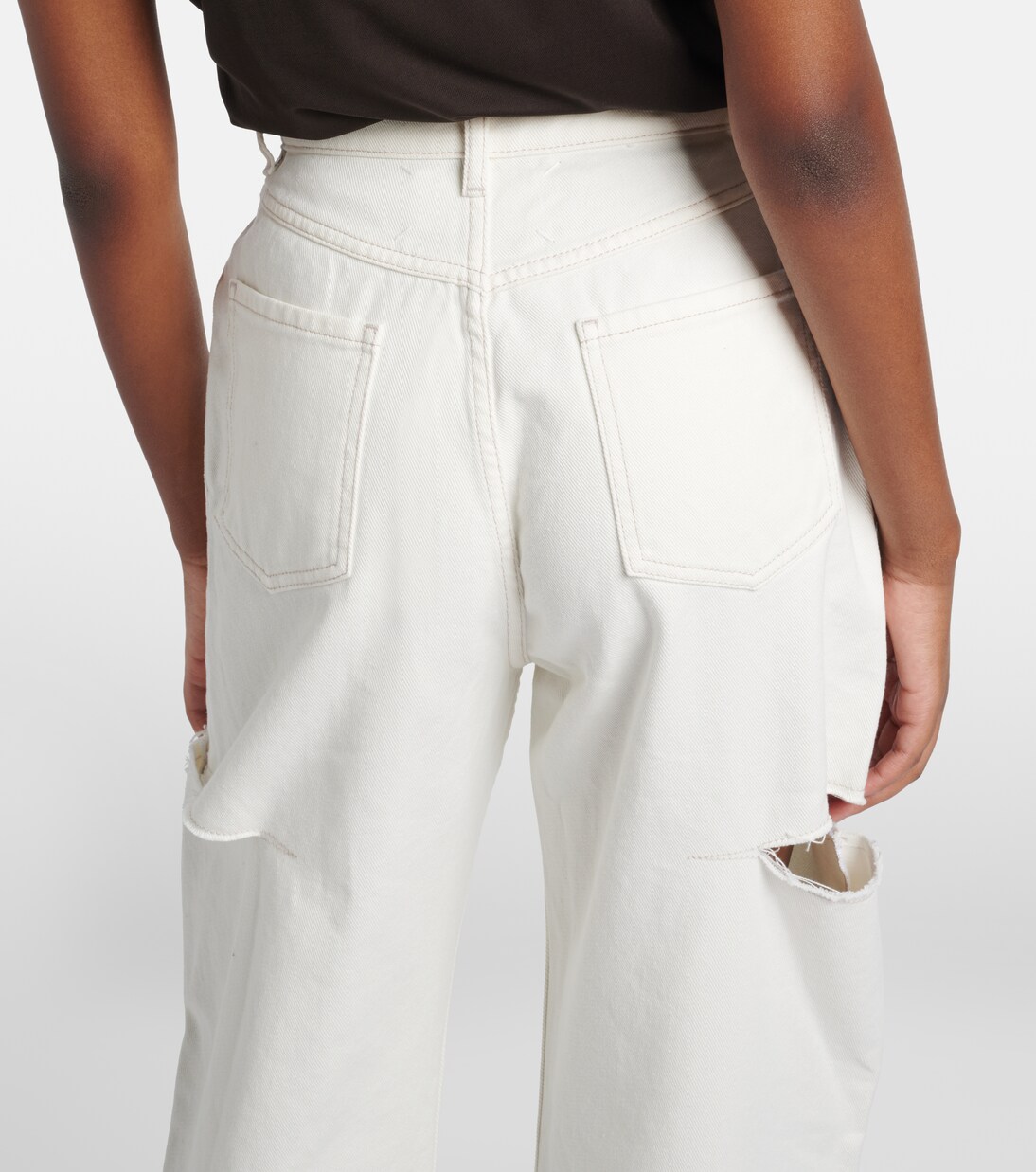 High-rise straight leg jeans | Maison Margiela