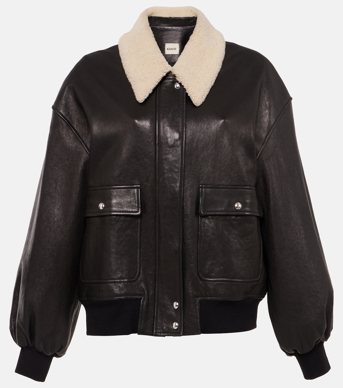 Lederjacke Shellar mit Shearling | Khaite