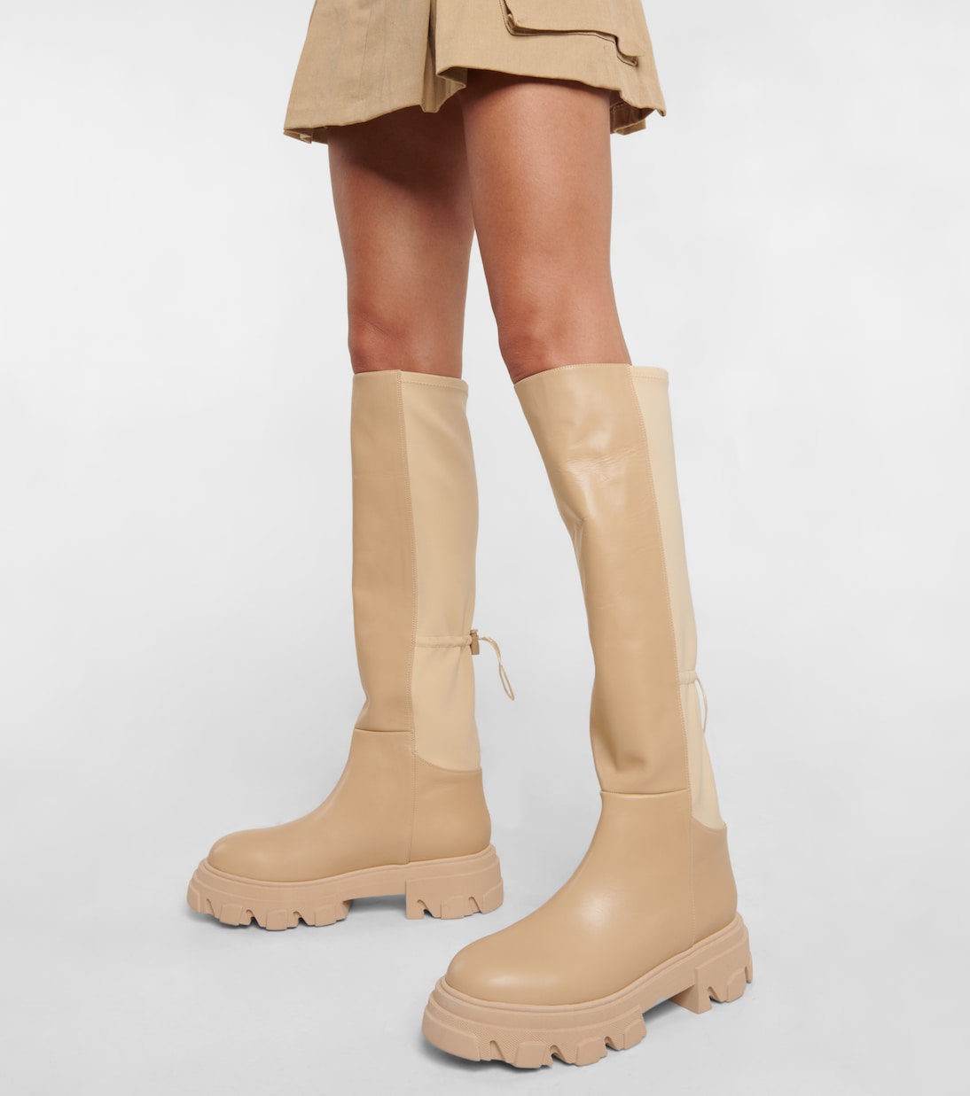 Gia 12 leather knee-high boots | Gia Borghini