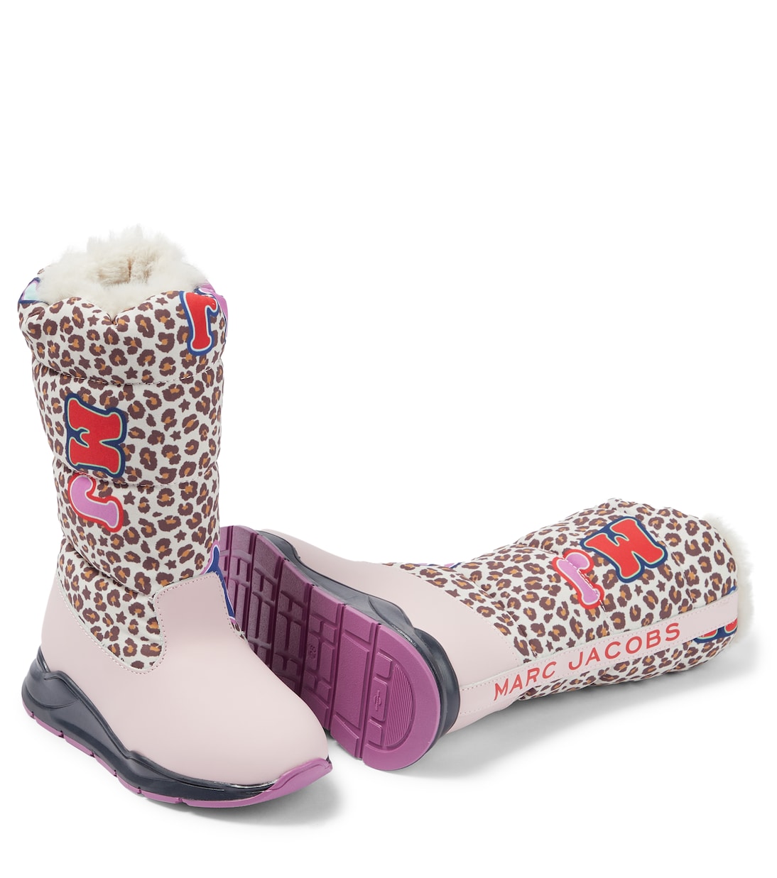 Leopard-printed snow boots | Marc Jacobs Kids