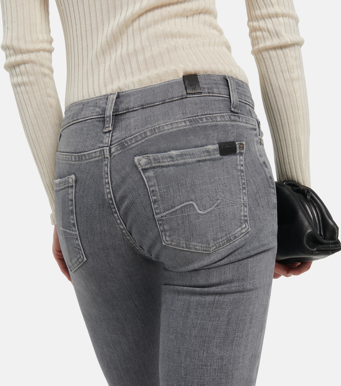 Mid-Rise Skinny Jeans Slim Illusion | 7 For All Mankind
