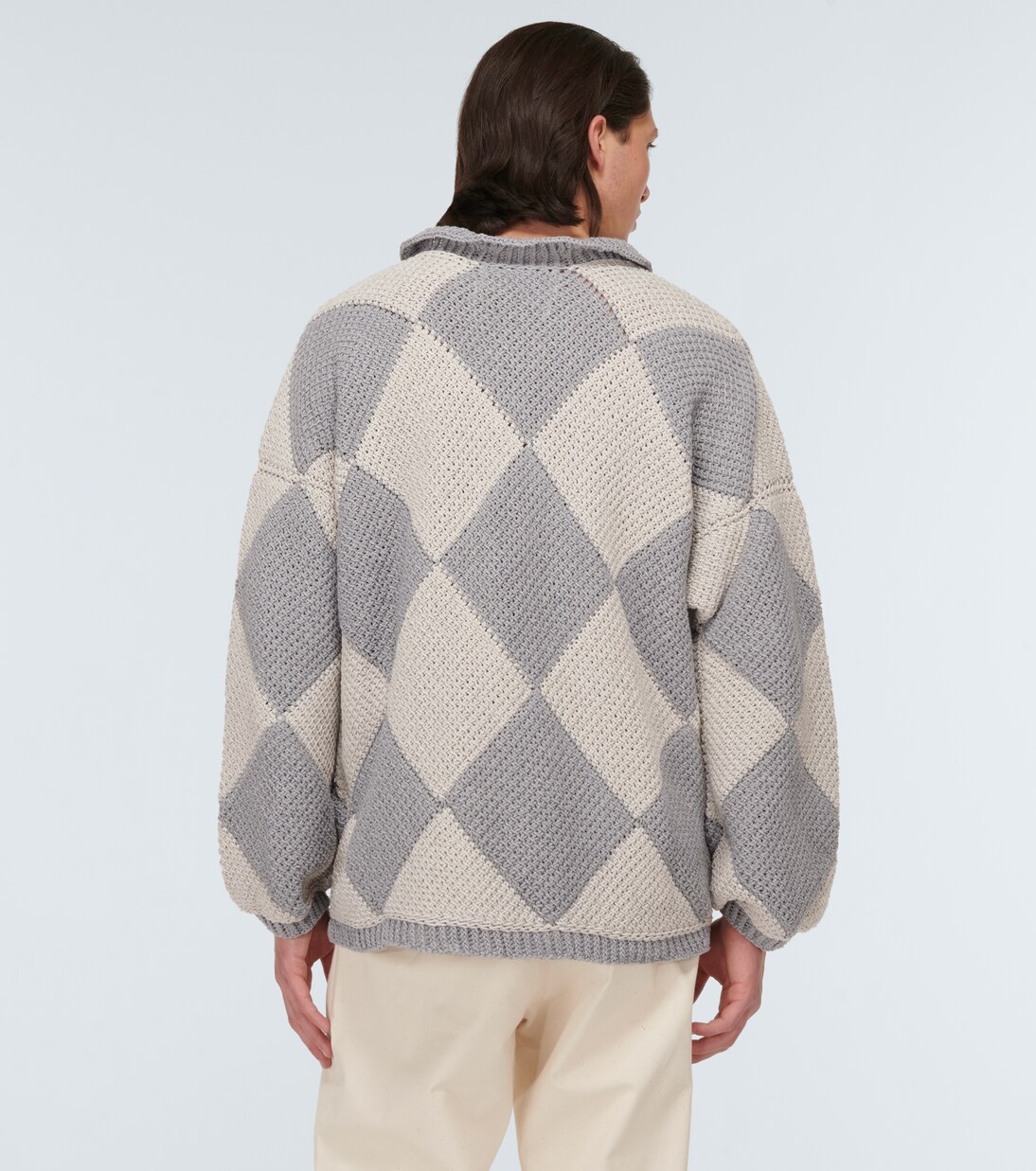 Pull brodé en coton | Adish