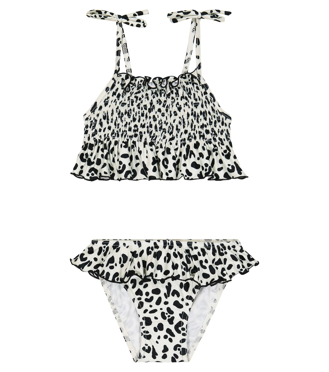 Amalfi printed smocked bikini set | Suncracy