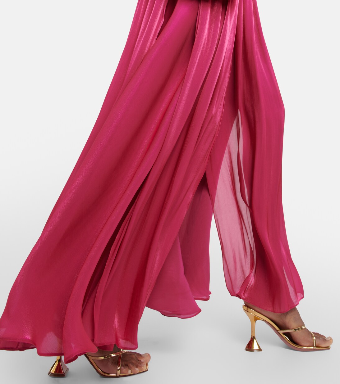 Robe Mira aus Georgette | Costarellos