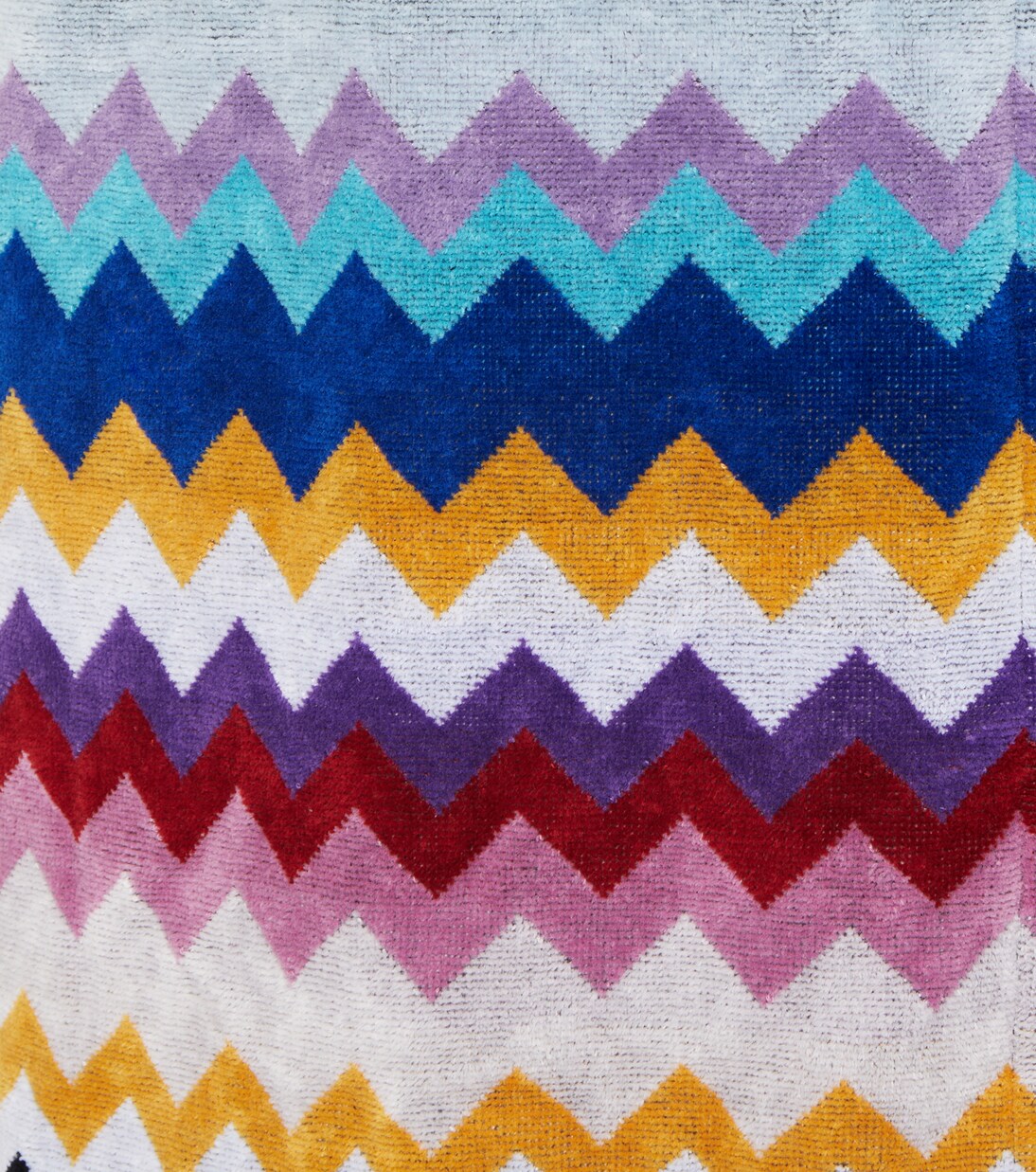 Cyrus Zigzag cotton terry bathrobe | Missoni