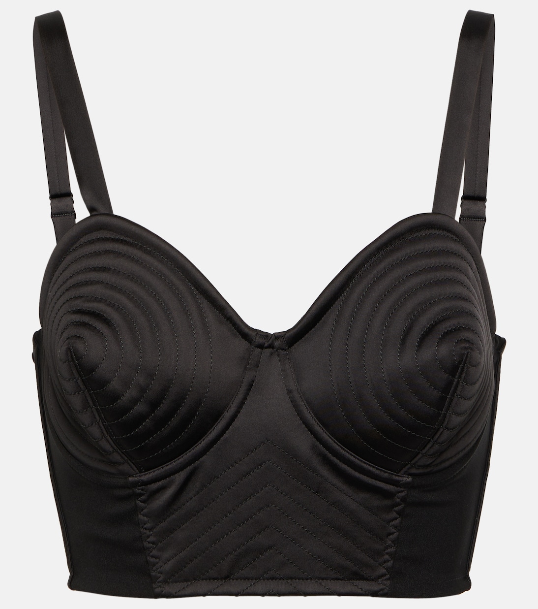 Bustier Conical in raso | Jean Paul Gaultier