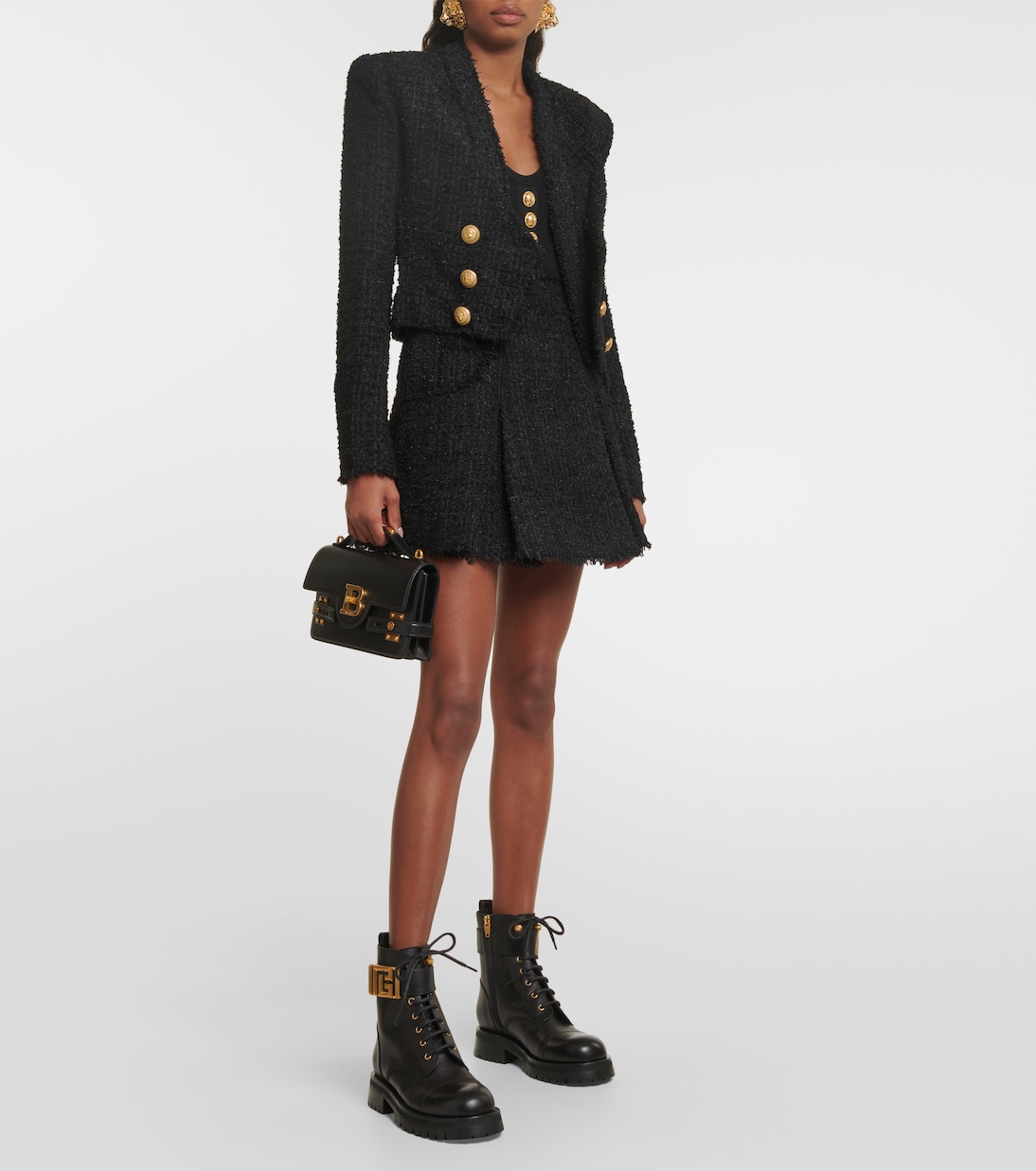 Romy leather lace-up boots | Balmain