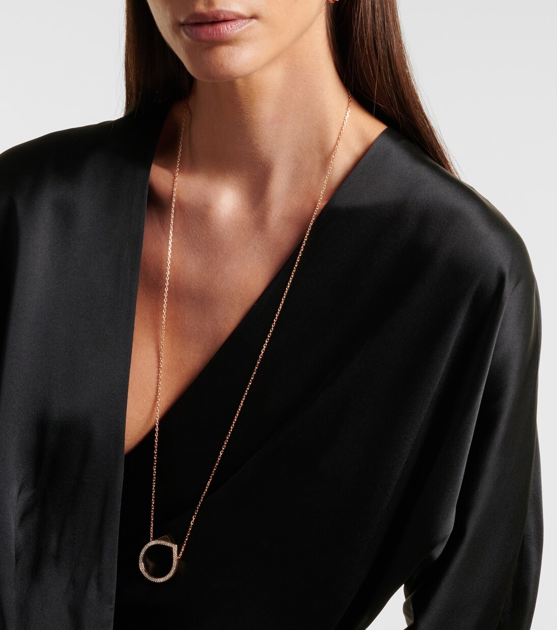 Antifer 18kt rose gold necklace with diamonds | Repossi