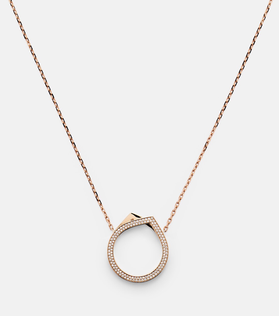 Antifer 18kt rose gold necklace with diamonds | Repossi