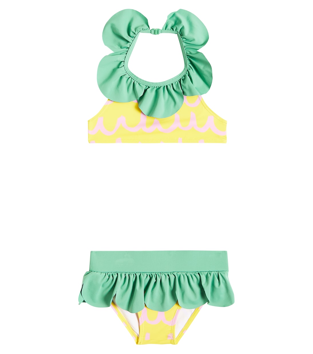 Printed ruffled bikini  | Stella McCartney Kids