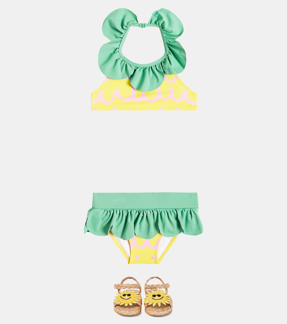 Printed ruffled bikini  | Stella McCartney Kids