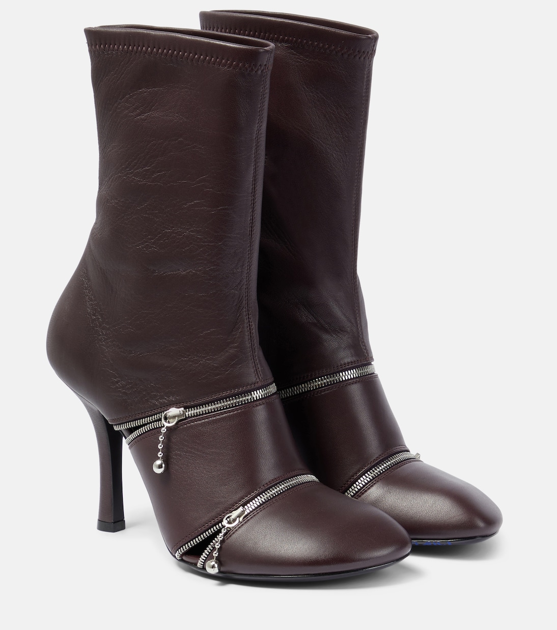 Bottines Peep en cuir | Burberry
