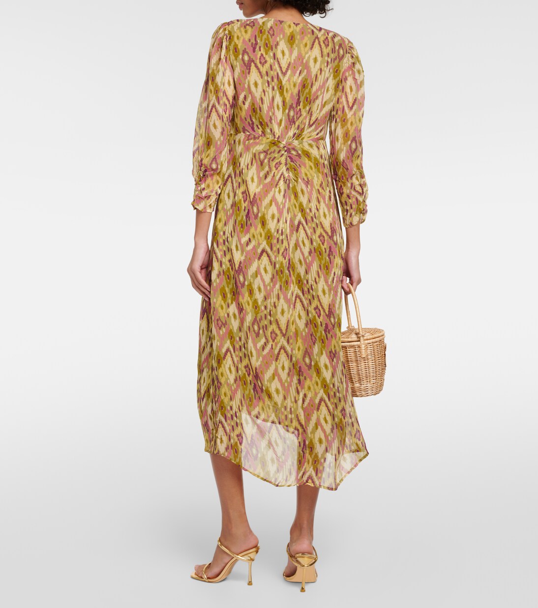 Robe midi Cailey imprimée | Velvet