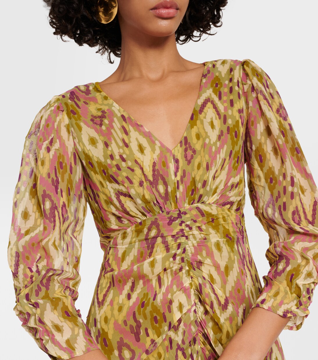 Robe midi Cailey imprimée | Velvet