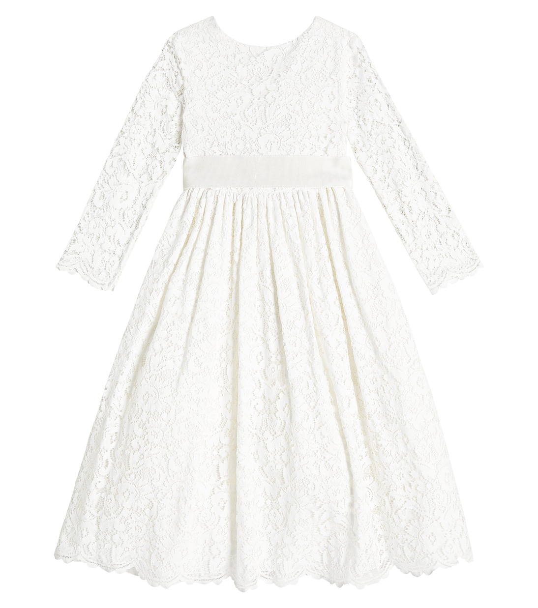 Abito in pizzo di misto cotone | Il Gufo