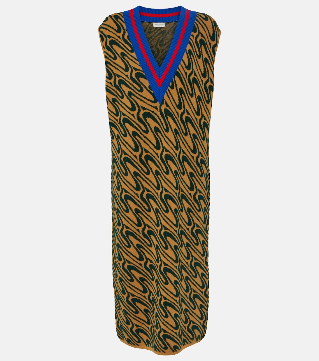 Intarsia midi dress | Dries Van Noten